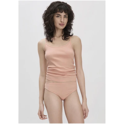hessnatur Damen Slip Regular Cut 2er-Set PURE NATURE aus Bio-Baumwolle - rosa - Größe 34