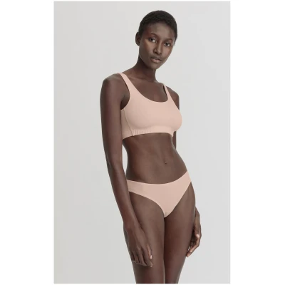 hessnatur Damen Slip Regular Cut 3er Pack COTTON FEEL aus Bio-Baumwolle - rosa - Größe 34