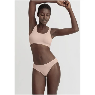 hessnatur Damen Slip Regular Cut COTTON FEEL aus Bio-Baumwolle - rosa - Größe 36