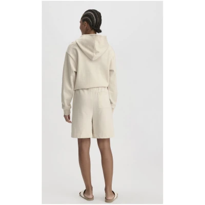 hessnatur Damen Sweat Shorts Relaxed aus Bio-Baumwolle - natur - Größe 34
