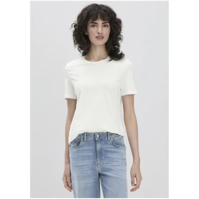 hessnatur Damen T-Shirt Regular aus Bio-Baumwolle - weiß - Größe 34