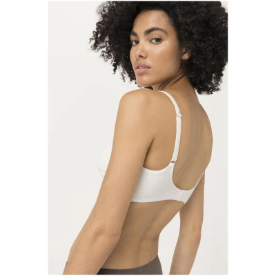 hessnatur Damen Triangel-BH aus Bio-Baumwolle und Tencel™Modal - weiß - Größe 80E