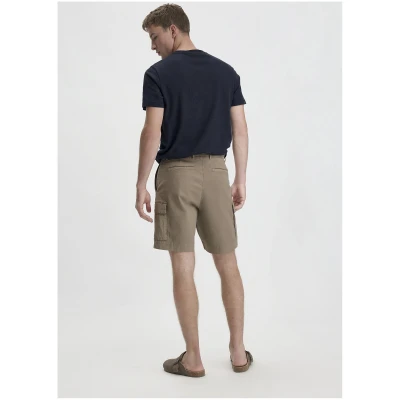 hessnatur Herren Cargo Shorts Relaxed aus Bio-Baumwolle - braun - Größe 30