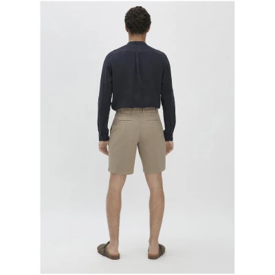hessnatur Herren Chino Shorts Relaxed aus Bio-Baumwolle - braun - Größe 30
