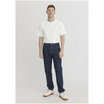 hessnatur Herren Jeans MADS Relaxed Tapered aus Bio-Denim - blau - Größe 28/30