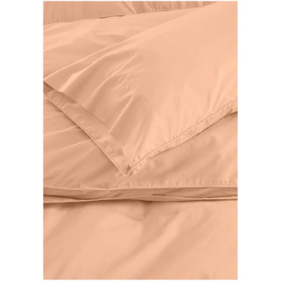 hessnatur Perkal Bettwäsche-Set PATRICK aus Bio-Baumwolle - rosa - Größe 155x220 / 40x80 cm