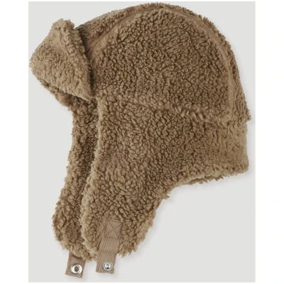 hessnatur Teddy Mütze aus Bio-Baumwolle - braun - Größe 53/55