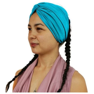körber mode breites Stirnband aus TENCEL Jersey Twist gerafftes Haarband Übergang Frühjahr
