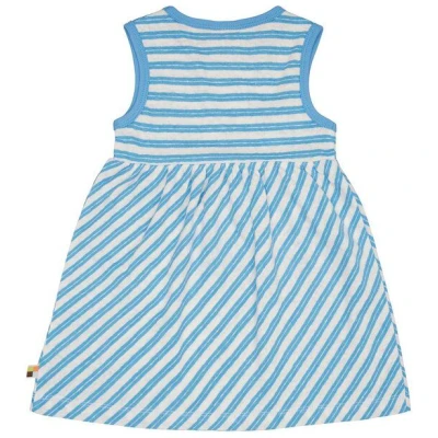 loud + proud Babys & Kinder Kleid Streifen mit Leinen, GOTS-zertifiziert