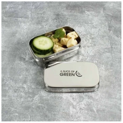 A Slice of Green Edelstahl Lunchbox Mini (10×5,5x4cm)