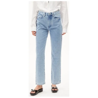 ARMEDANGELS AAIKALA - Damen Jeans Straight Leg High Waist recycelte Baumwolle Non-Stretch
