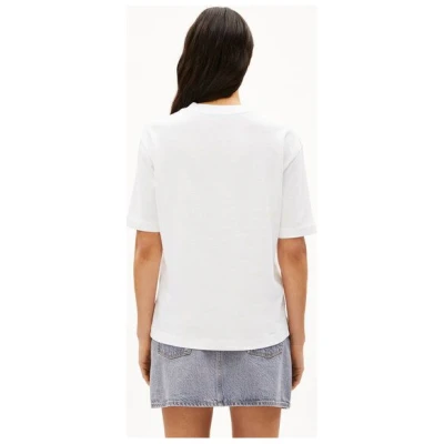 ARMEDANGELS TARJAA WORD ICONIC Å - Damen Heavyweight T-Shirt aus recyceltem Baumwoll Mix