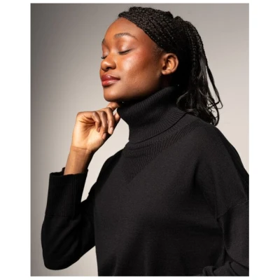 Alma & Lovis Feiner Rollkragen-Strickpullover aus Cotton-Wool-Mix | Cot-Wool Rollneck