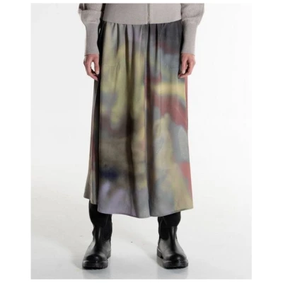 Alma & Lovis Maxi-Rock mit Allover-Print aus Viskose (LENZING ECOVERO) | Painting Rock