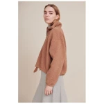 Basic Apparel Troyer - Rigita Zip Sweat - aus recyceltem Polyester