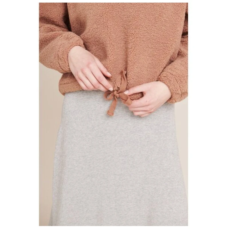 Basic Apparel Troyer - Rigita Zip Sweat - aus recyceltem Polyester