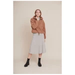 Basic Apparel Troyer - Rigita Zip Sweat - aus recyceltem Polyester
