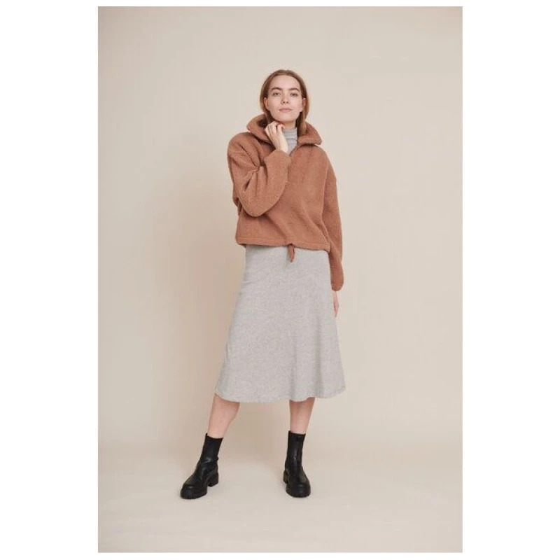Basic Apparel Troyer - Rigita Zip Sweat - aus recyceltem Polyester