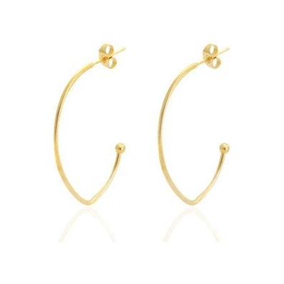 Coole Creolen in 38mm von Elektropulli