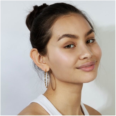 Coole Creolen in 50mm von Elektropulli