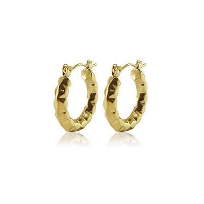 Creolen mit Struktur, Cool & Schick in 20mm von Elektropulli