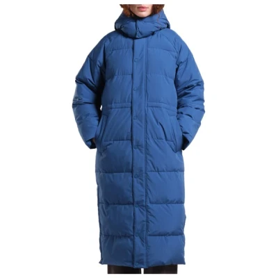 DEDICATED - Women's Long Puffer Jacket Karmas - Mantel Gr XS blau