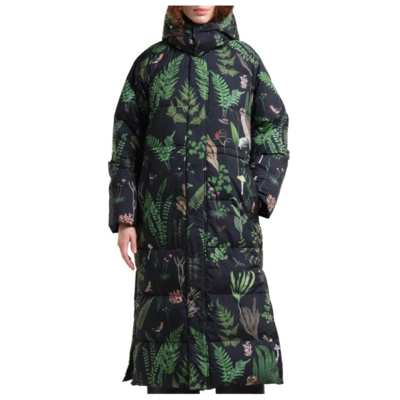 DEDICATED - Women's Long Puffer Jacket Karmas - Mantel Gr XS schwarz