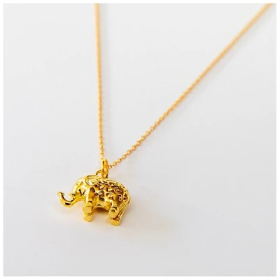 Divasya Gold-Halskette Elephant Soul