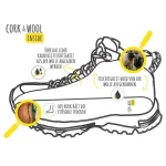 Doghammer Wanderschuh Herren aus Leder und Wolle - Approach Pro Wool