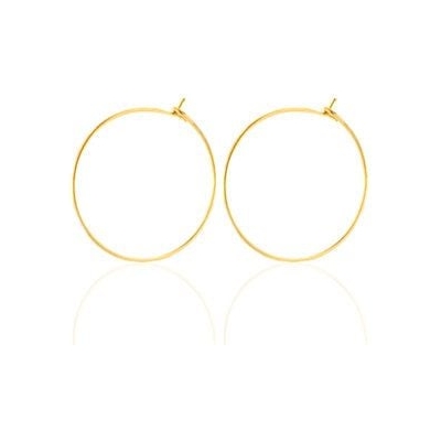 ELEKTROPULLI Feine Creolen in 20mm