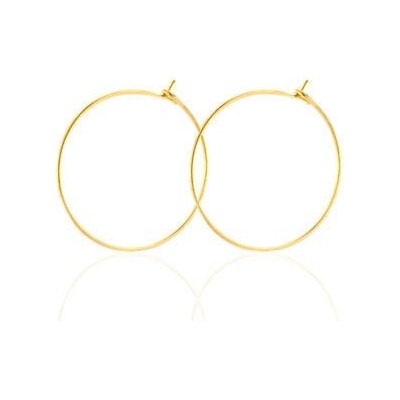 ELEKTROPULLI Feine Creolen in 25mm