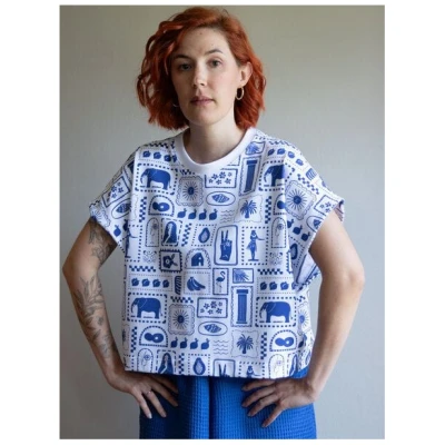 Ecostories Damen T-Shirt Postkarte