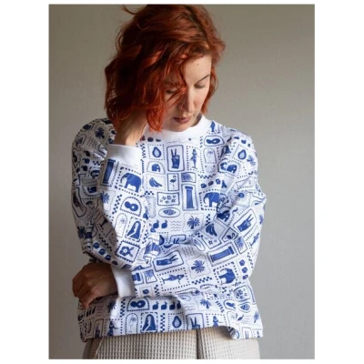 Ecostories Oversized Sweatshirt Postkarte
