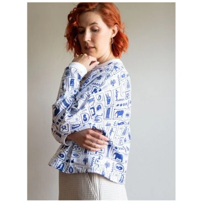 Ecostories Oversized Sweatshirt Postkarte
