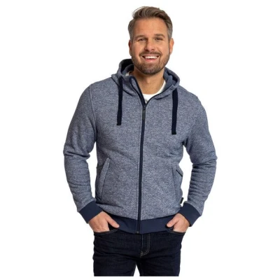 Elkline Herren Fleecejacke Backstage | Basic Übergangsjacke Kapuzenjacke