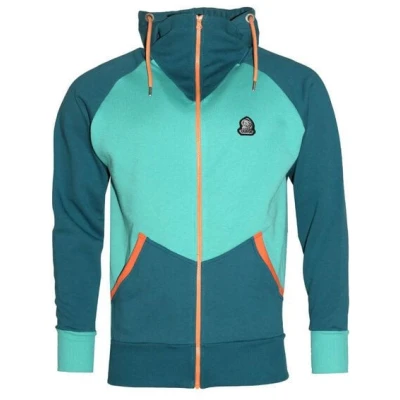 FÄDD Herren Sweatjacke aus Bio-Baumwolle "Troijer Z Heimat" Navy Grün