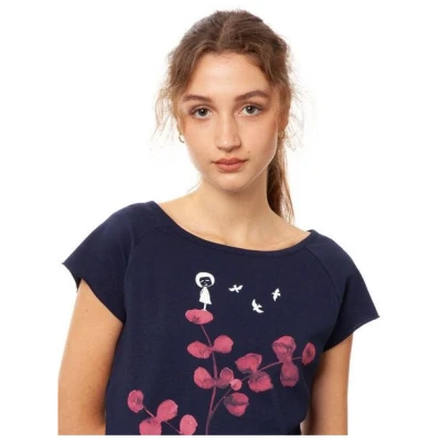 FellHerz Damen T-Shirt Eukalyptusmädchen
