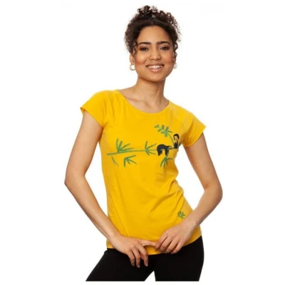 FellHerz Damen T-Shirt Faultier sunshine