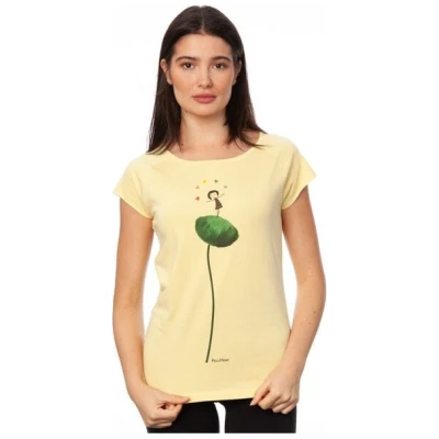 FellHerz Damen T-Shirt Rainbow Jongleuse vanilla Bio & Fair & Vegan