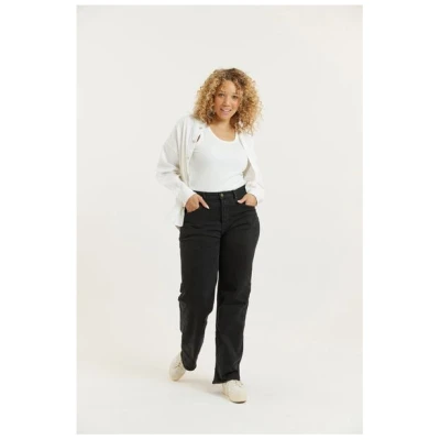 Flax and Loom Tencel Wide Leg Jeans Modell: Etta