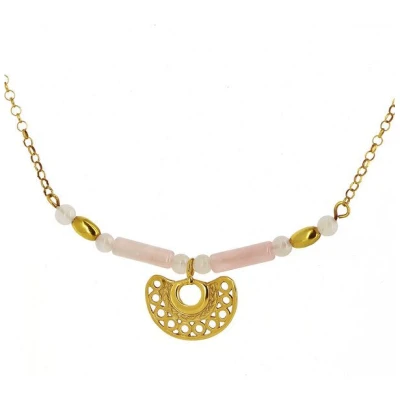 GLOBO Fair Trade Collier KIMAMA, 925er Silber, vergoldet