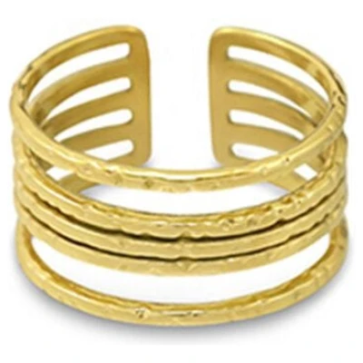 Größenverstellbarer BOHO Layering Ring ca. ⌀ 17 - 20mm von Elektropulli