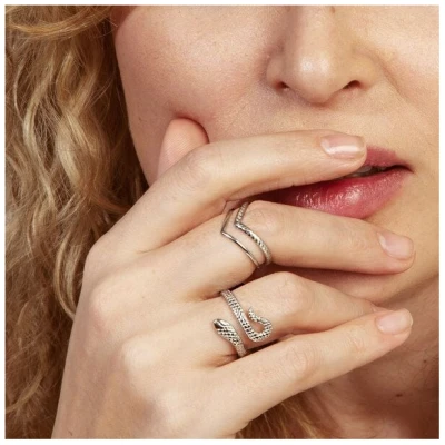 Größenverstellbarer BOHO Ring ca. ⌀ 17 - 19mm von Elektropulli