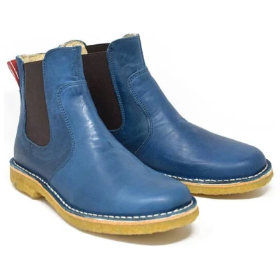 Grünbein Shoes Chelsea Boots Irma lose Einlage blau
