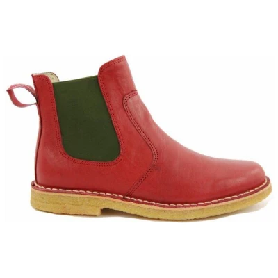 Grünbein Shoes Grünbein Stiefelette Irma rot