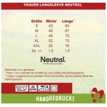 HANDGEDRUCKT "Lange Reise" Frauen Longsleeve aus reiner Biobaumwolle (kbA)