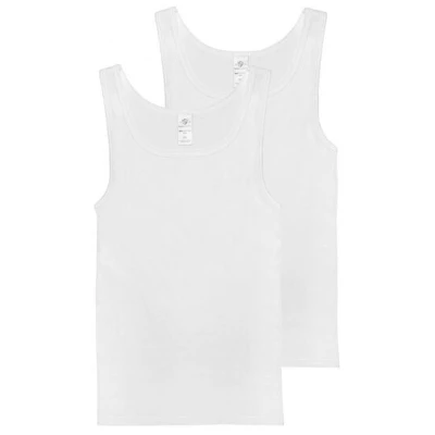 Haasis Bodywear Herren Unterhemd Feinripp Doppelpack