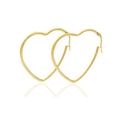 Herz Creolen von Elektropulli