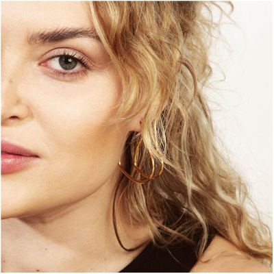 Herz Creolen von Elektropulli