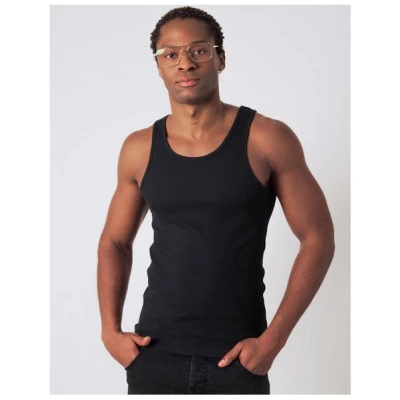 Honest Basics Geripptes Tank-Top